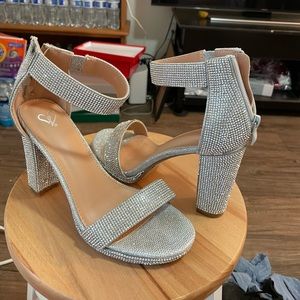 Silver heels